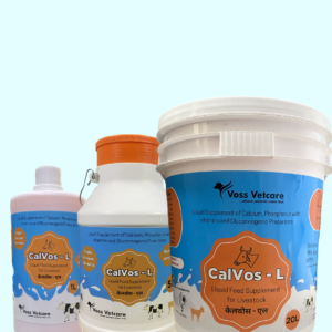 Calvos-L Chelated Liquid Calcium for Cow, Cattle & Buffalo