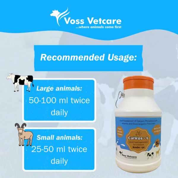 Calvos-L Chelated Liquid Calcium for Cow, Cattle & Buffalo - Image 4