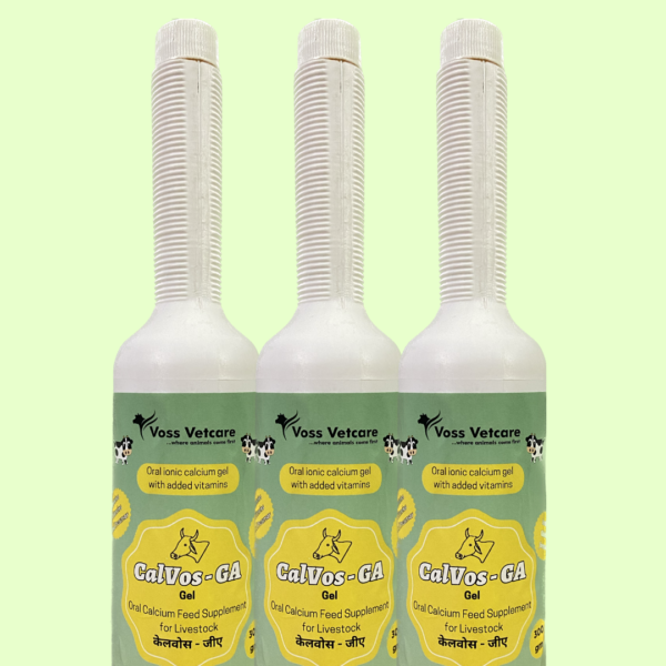 Calvos-GA Oral calcium gel with added vitamins for Cow and Buffalo