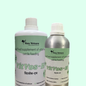 Vitvos-H Vitamin H and multivitamin syrup for udder for Cow, Cattle, Buffalo & All Farm Animals