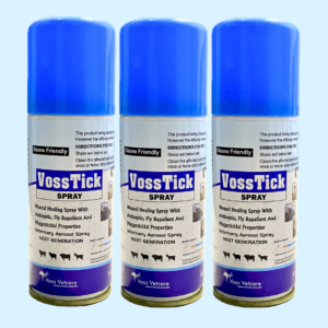 VossTick Spray for ticks, flies and mosquitoes for Dog, cat, cow, buffalo and all animals